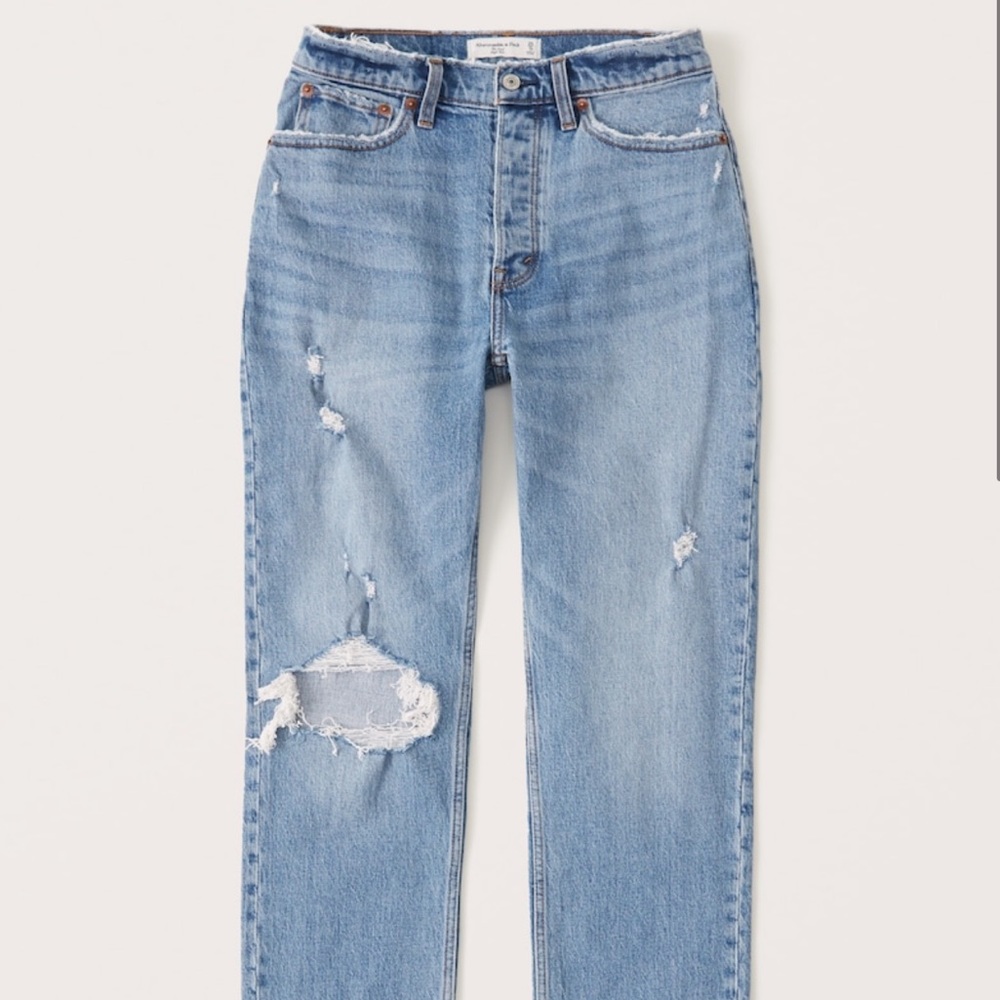 A&F Abercrombie and Fitch Dad Jeans - Picture 2 of 5
